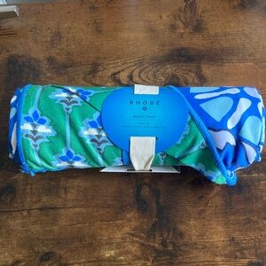 RHODE Vibrant Blue and Green Towel